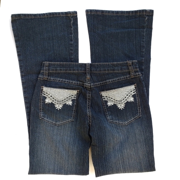 Denim - Marianne Jeans Juniors Size 3/4 Blue Dark Wash Flare